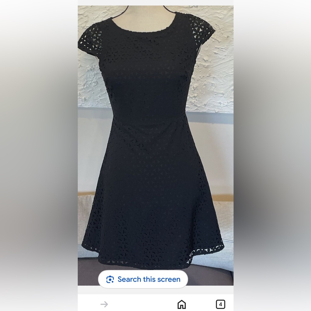 ⭐️HOST PICK - J Crew Floral Laser Cut Dress with Cap sleeve